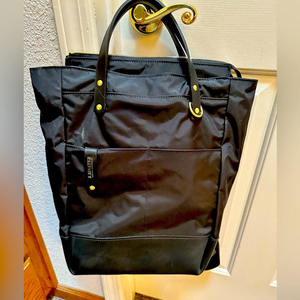 Rosie the Riveter Black Backpack